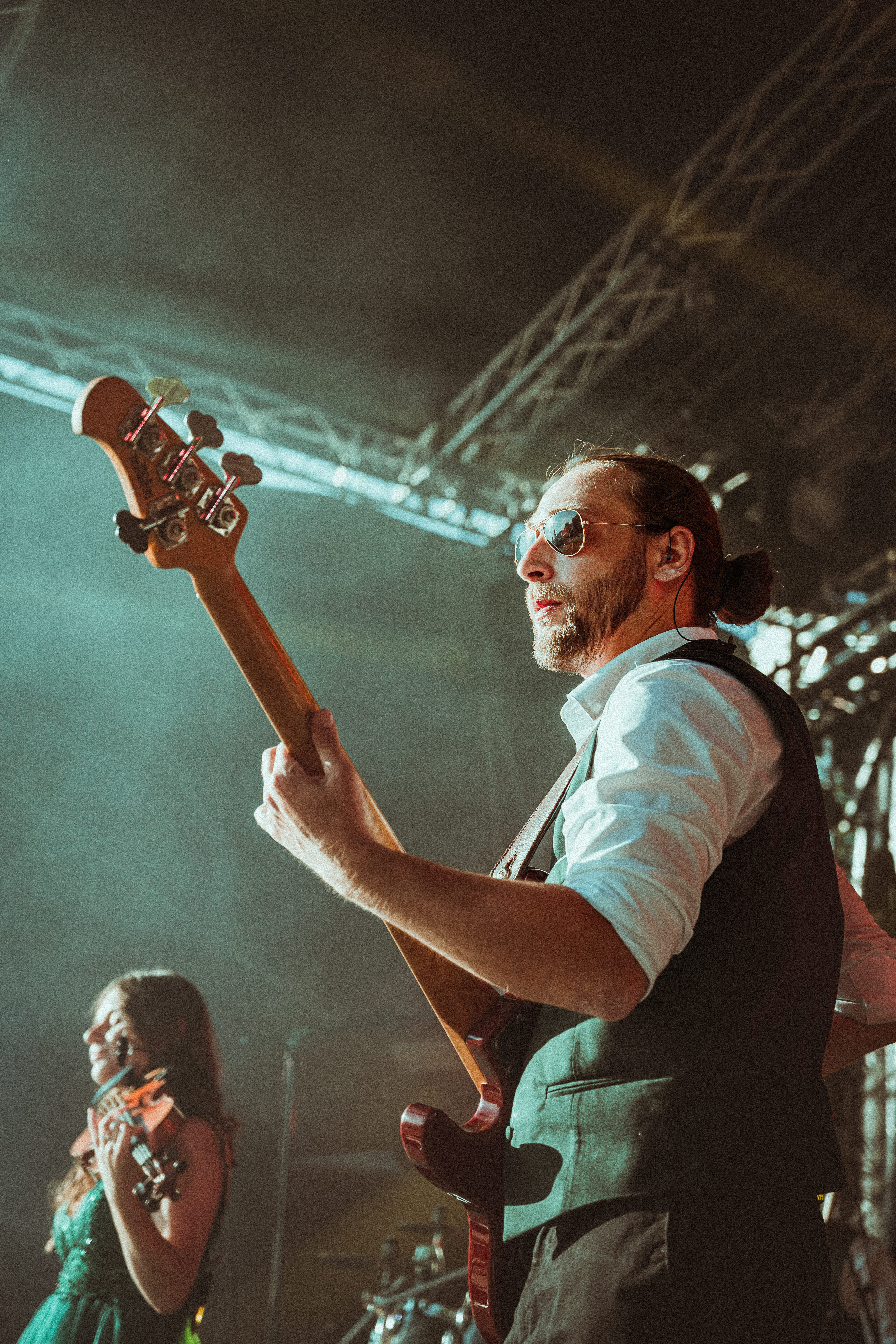 Concert exterieur groupe