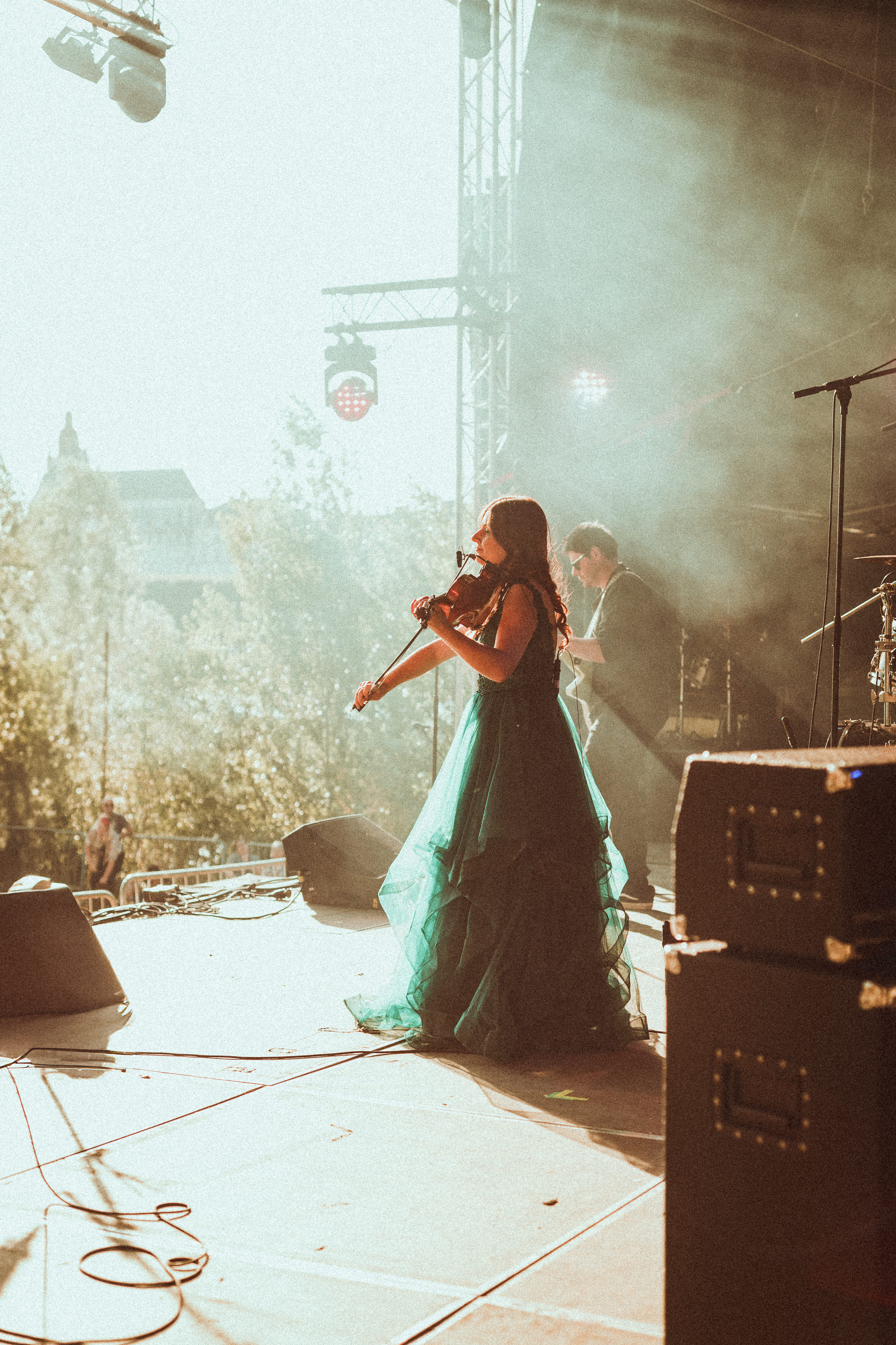 Concert exterieur groupe