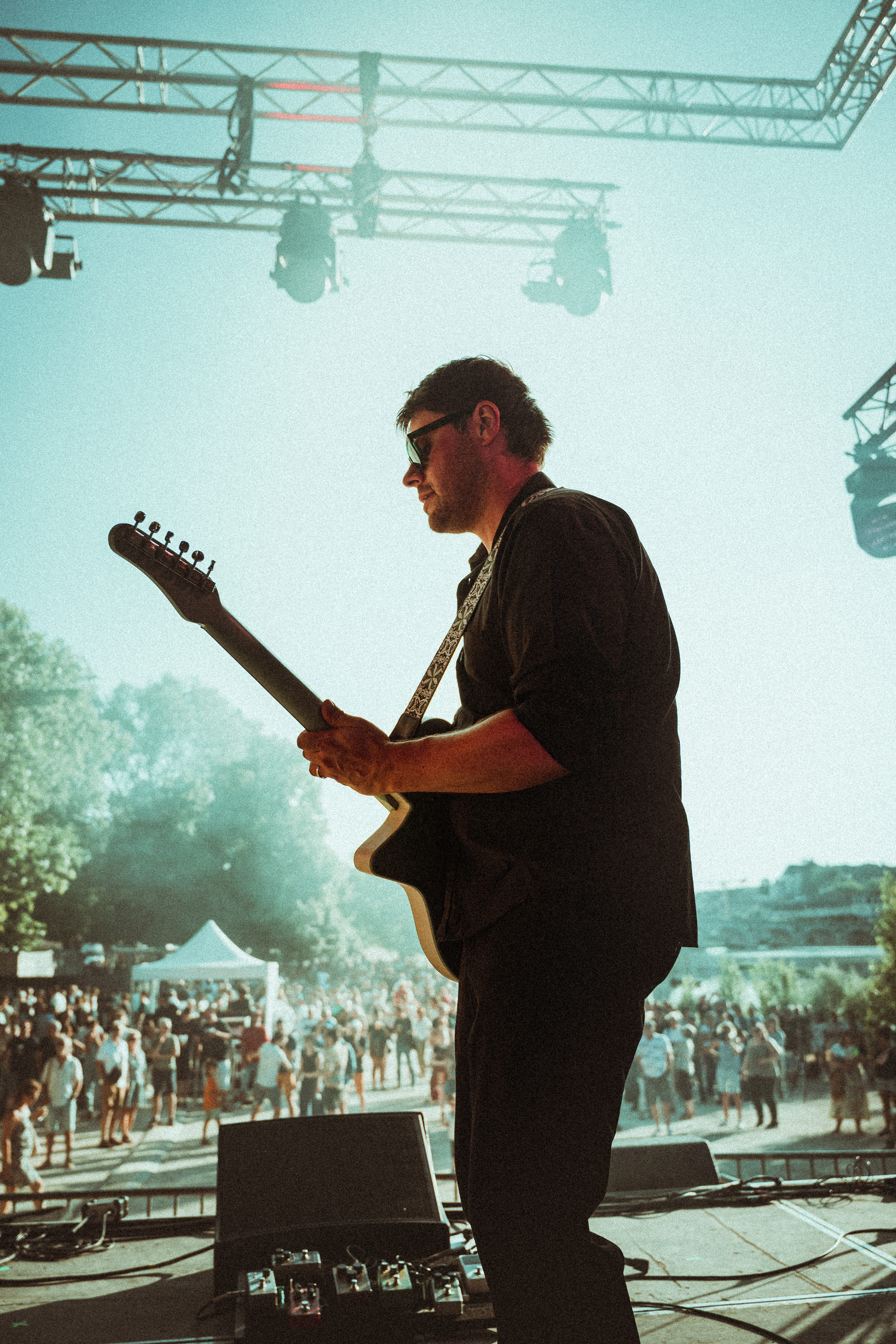 Concert exterieur groupe