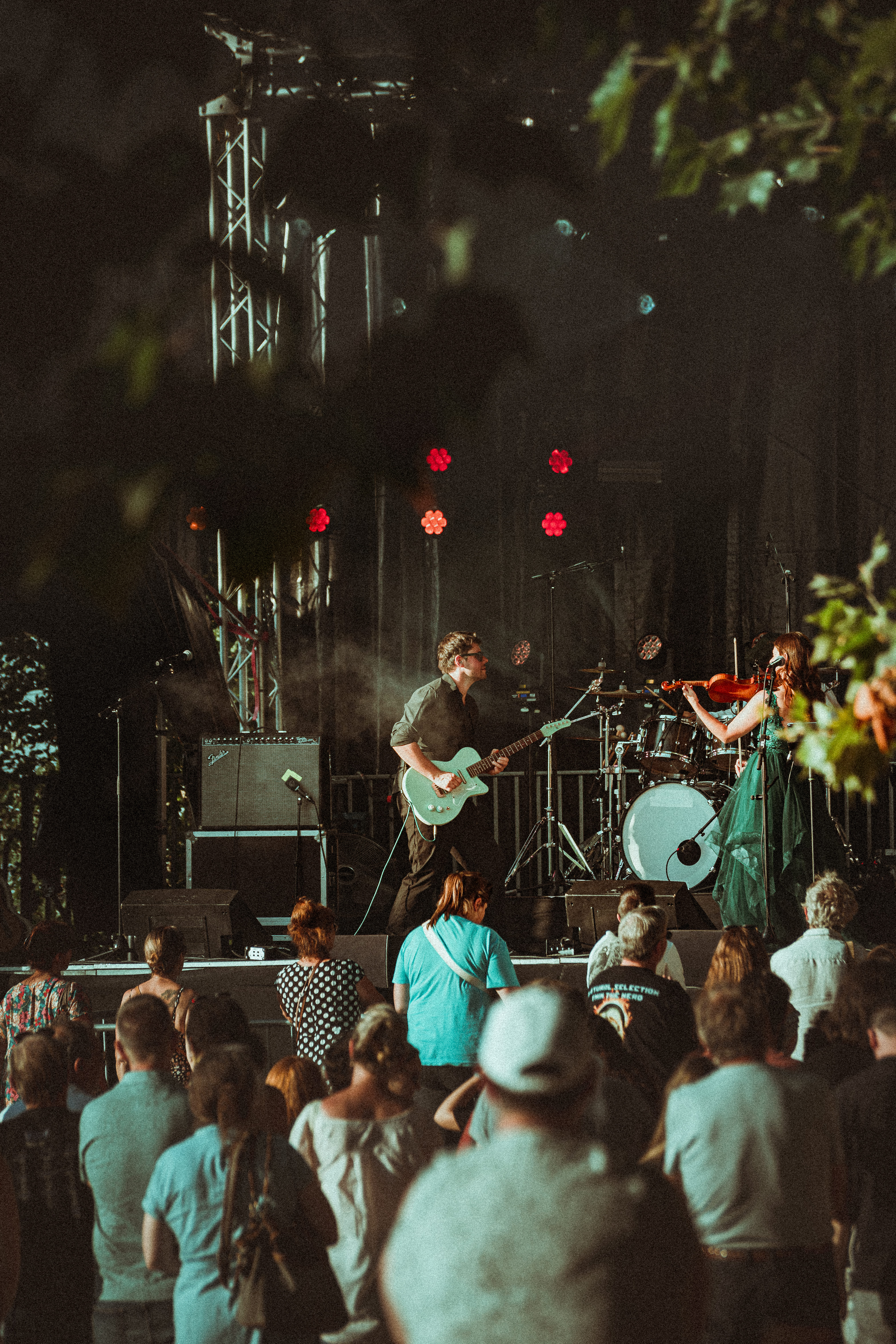 Concert exterieur groupe